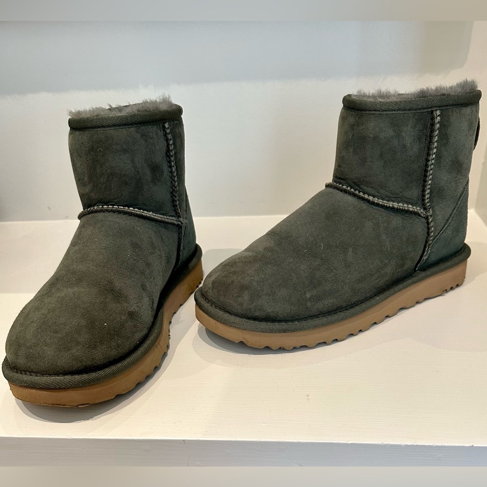 Authentic UGG Classic Mini II Genuine Shearling Lined Boots for women